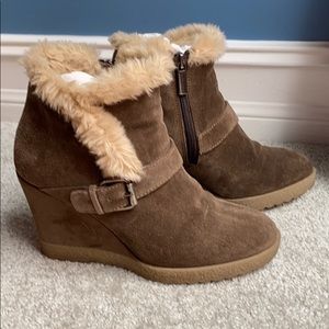 Aquatalia weatherproof wedge boots